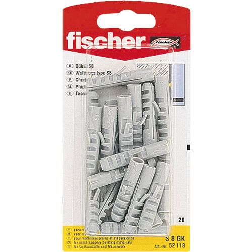 Fischer S 8 GK razuporna tipla 40 mm 8 mm 52118 20 St. slika 2