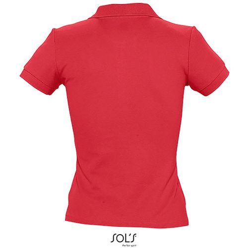 PEOPLE ženska polo majica sa kratkim rukavima - Crvena, XXL  slika 6