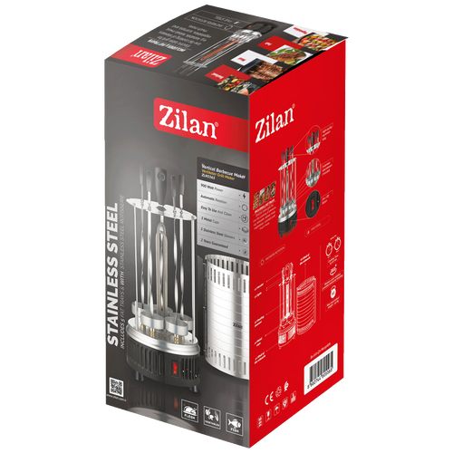 Zilan Grill / Roštilj, električni, vertikalni, 900 W - ZLN5565 slika 4