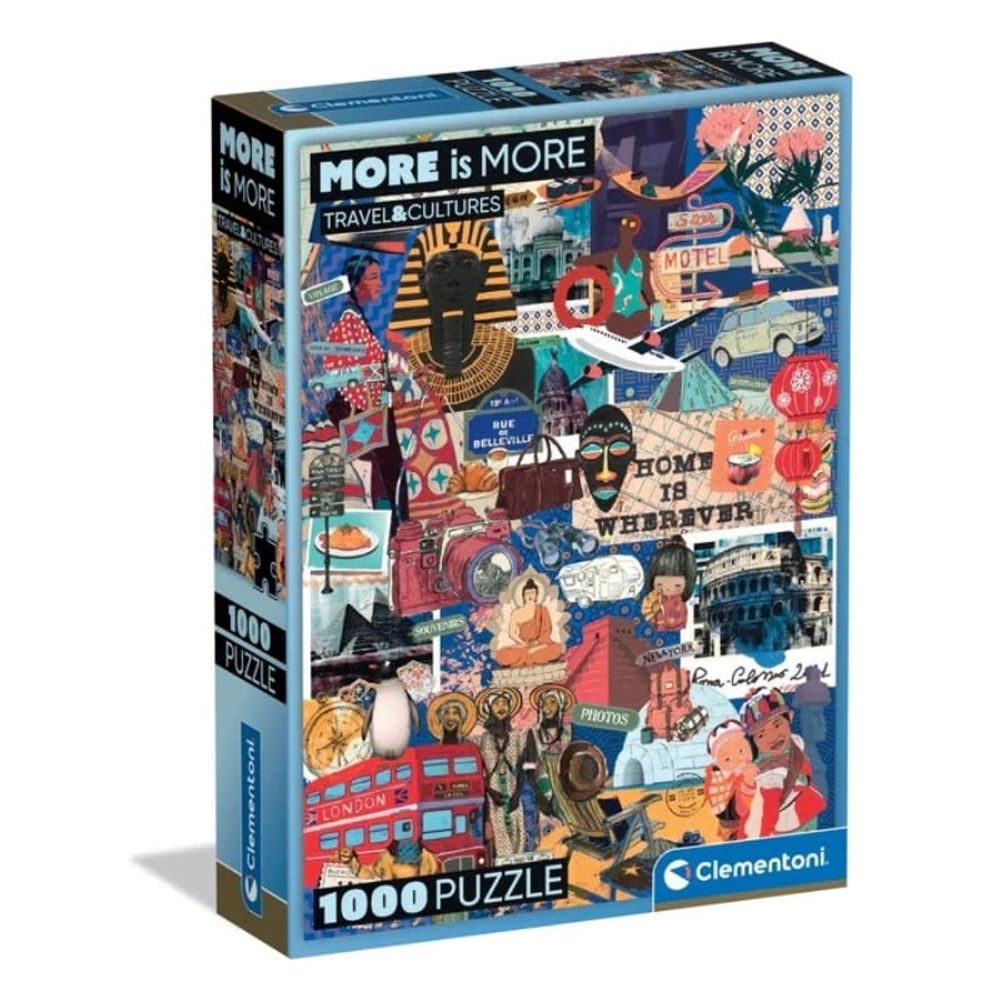 Clementoni CL37072 Puzzle 1000 PUTOVANJA I KULTURE, 1000kom slika 1