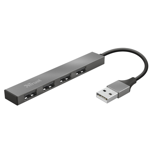 Adapter TRUST Halyx USB hub sa 4xUSB porta sivi slika 1