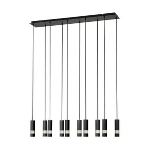 Luster BERNABETA - Crni/Prozirni GU10