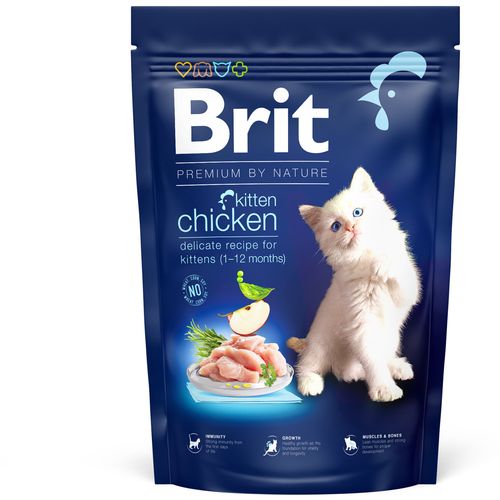 Brit Premium By Nature Cat Kitten piletina, 1,5 kg slika 1