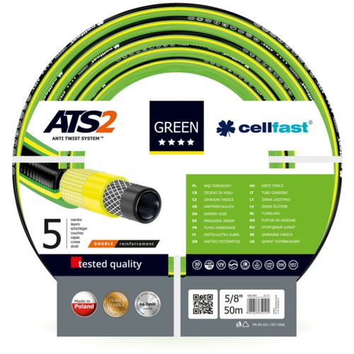 Cellfast vrtno crijevo Green ATS2, veličina: 5/8", duljina: 50m slika 1