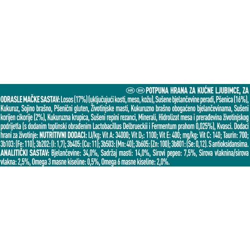 PURINA ONE® ADULT Bogata lososom, 10x450g slika 4