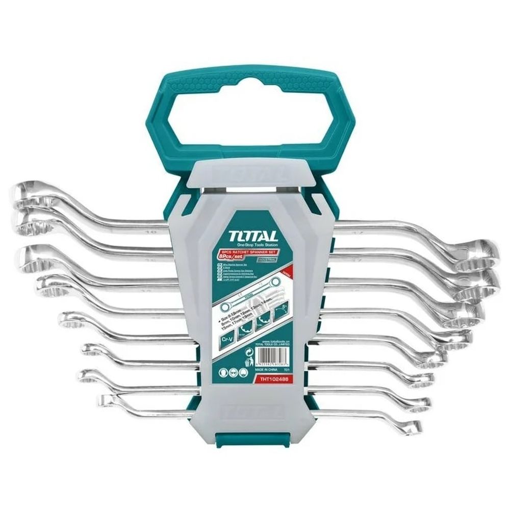 TOTAL 8-dijelni set ključeva 486 slika 1