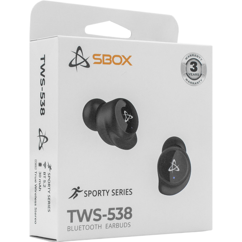 Sbox bluetooth EARBUDS Slušalice + mikrofon EB-TWS538 Crne slika 5