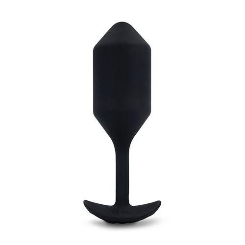 Vibrirajući analni čep B-Vibe - Snug Plug 4 XL, crni slika 1