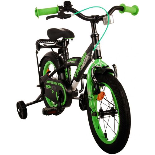 Volare dječji bicikl Thombike 14" crno-zeleni slika 10