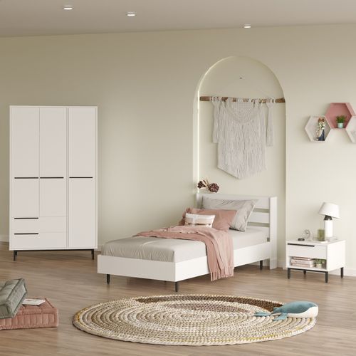 ON23-W White Young Room Set slika 1