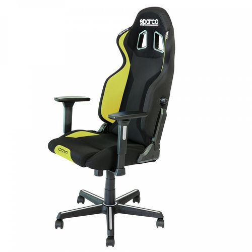 Sparco Grip gaming stolica, crno/žuta slika 1