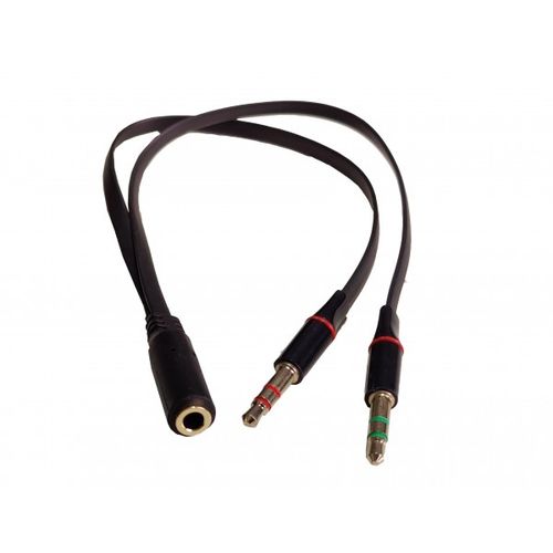 CCA-418A ** Gembird 3.5mm Headphone Mic Audio Y Splitter Cable Female to 2x3.5mm Male adapter (95) slika 2