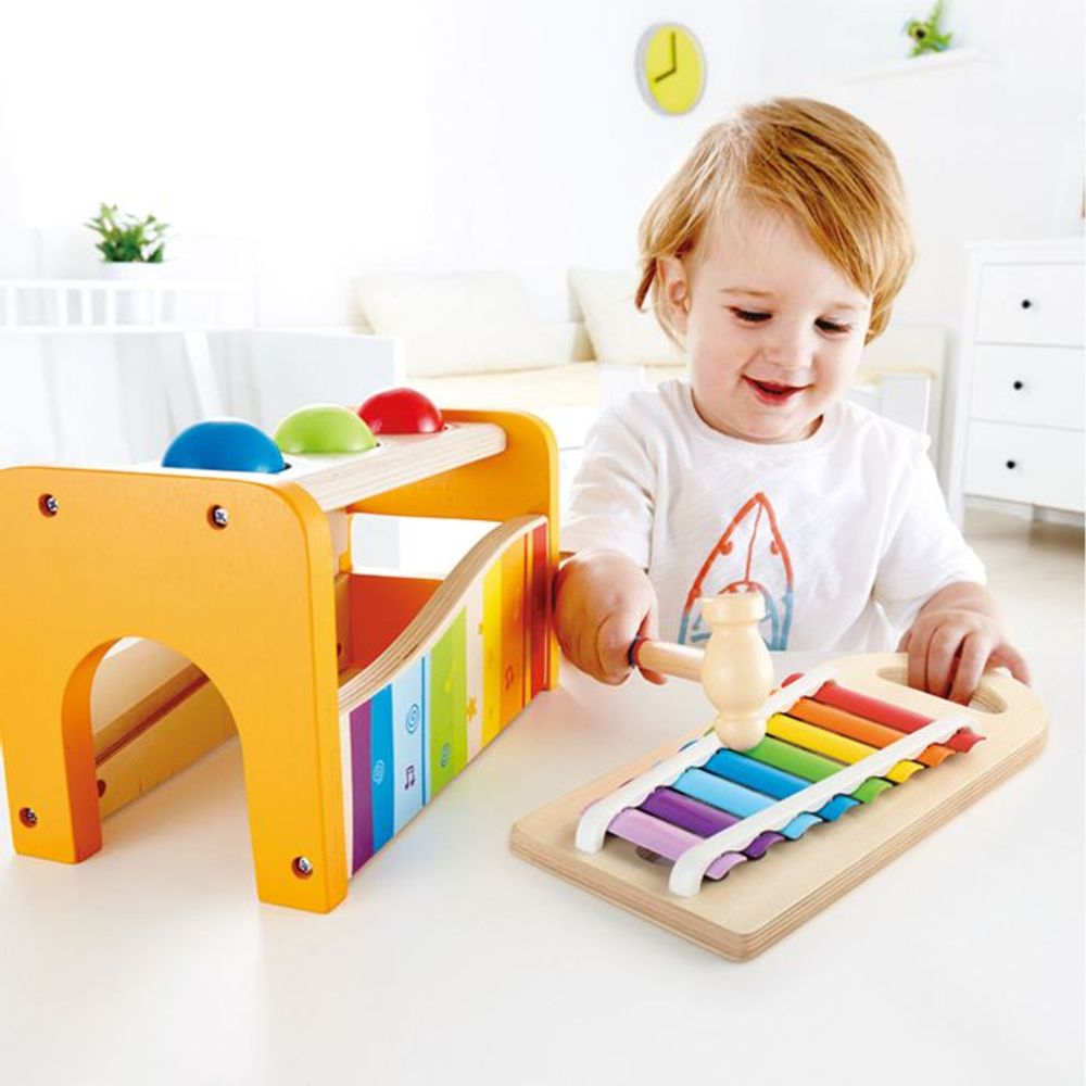 Hape Drvena igračka loptice i ksilofon E0305D  slika 4