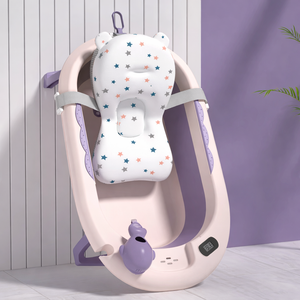 Nesta Sklopiva kadica sa termometrom i podlogom za kupanje Ocean, Purple