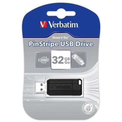 Verbatim PinStripe USB 32GB Blac (49064) slika 1