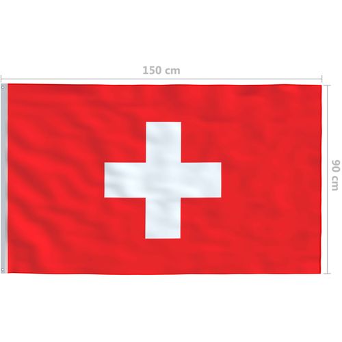 Švicarska zastava 90 x 150 cm slika 16