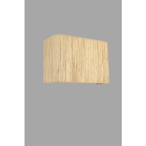 Bambu 010 Abajurlu Dikdörtgen Aplik Oak Wall Lamp slika 4