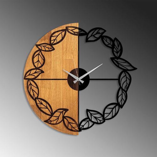 Wallity Ukrasni drveni zidni sat, Wooden Clock - 68 slika 4