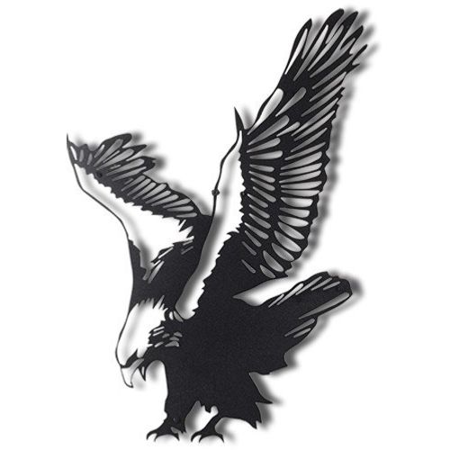 Eagle Black Decorative Metal Wall Accessory slika 8