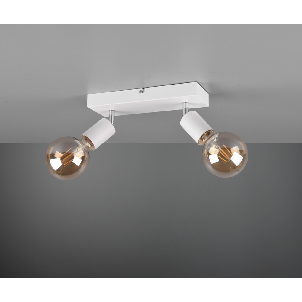 VANNES SPOT LAMPA,2XE27 BIJELO slika 2