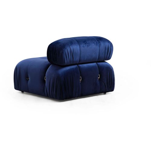 Ugaona Sofa Bubble Velvet Blue L1-O1-1R-PUF slika 4