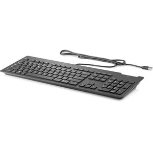 HP tastatura Slim Smart Card/žična/Z9H48AA/crna