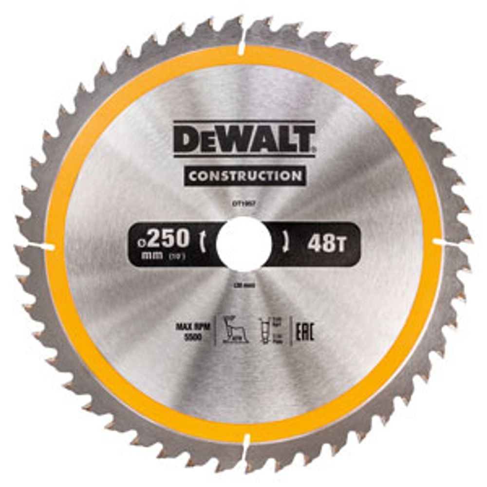 LIST KRUŽNE PILE ZA DRVO 36 Z 250mm x 30 mm Dewalt DT1957 slika 1