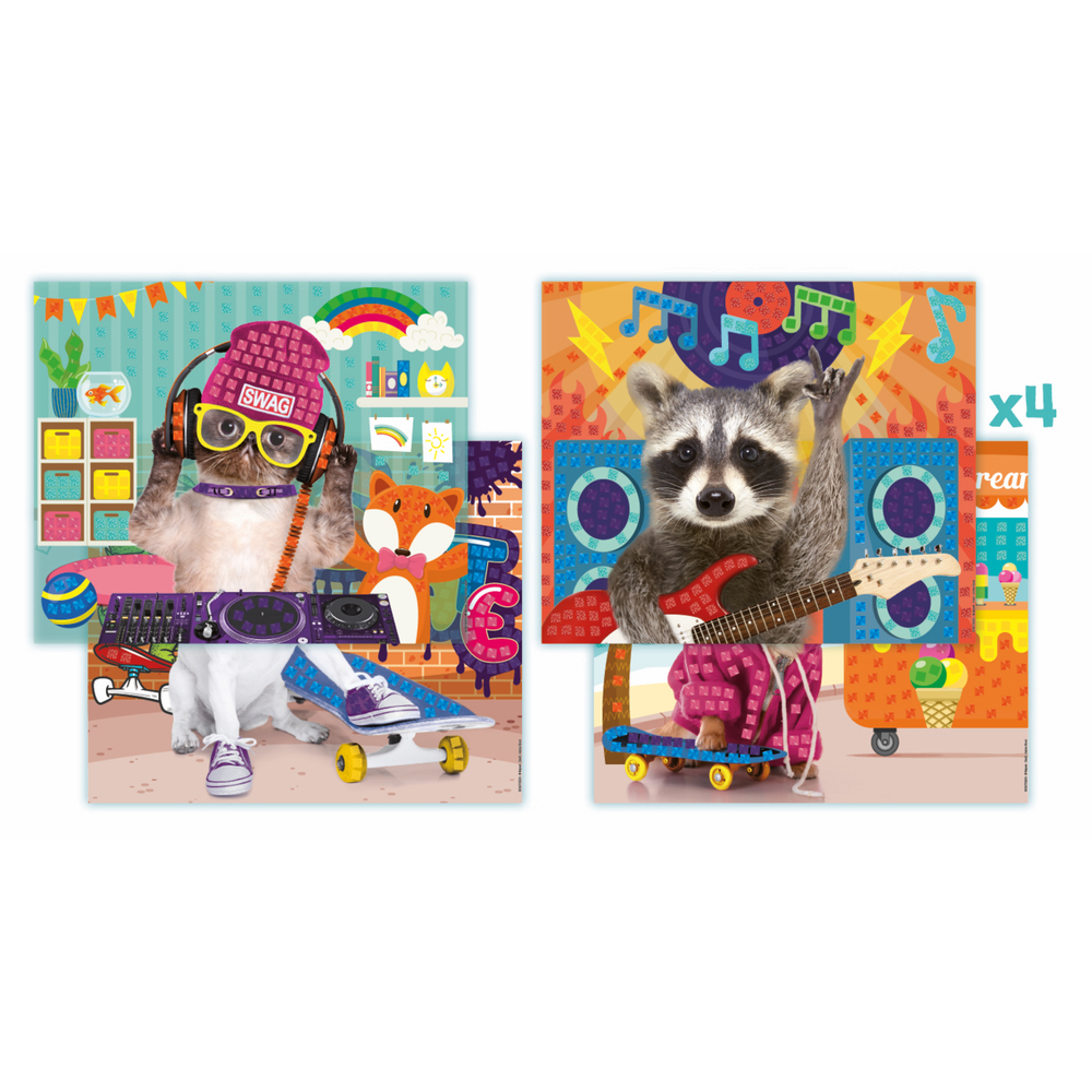 Maped Creativ Kreativni set Foto mozaik Cool animals  slika 3