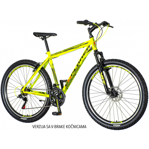 EXPLORER MTB BICIKLA EXPLORER NEON ŽUTA-VOR271AM 27.5"/20" slika 1