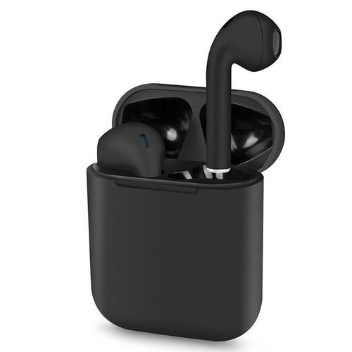 Bluetooth slusalice Airpods i12 TWS crne HQ slika 1