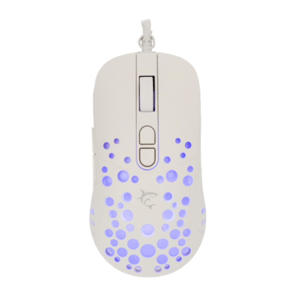 White Shark Miš GM-9004 TRISTAN-2, Bijeli RGB slika 1