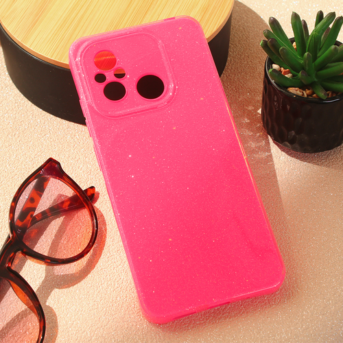 Maska Sparkle Dust za Xiaomi Redmi 12C pink slika 1