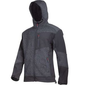 PODSTAVLJENA ŠERPA JAKNA CRNO-SIVA 3XL  L4094306