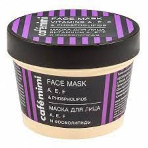 CAFÉ MIMI maska za lice sa vitaminom E, A, F i fosfolipidima 110ml