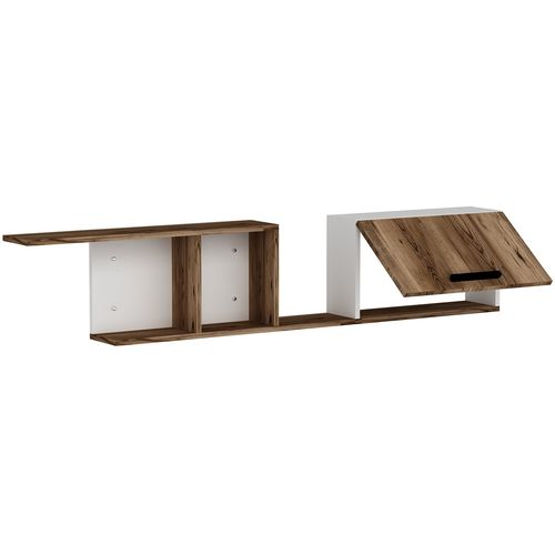 Newra - Light Walnut, White Light Walnut
White Wall Shelf slika 5