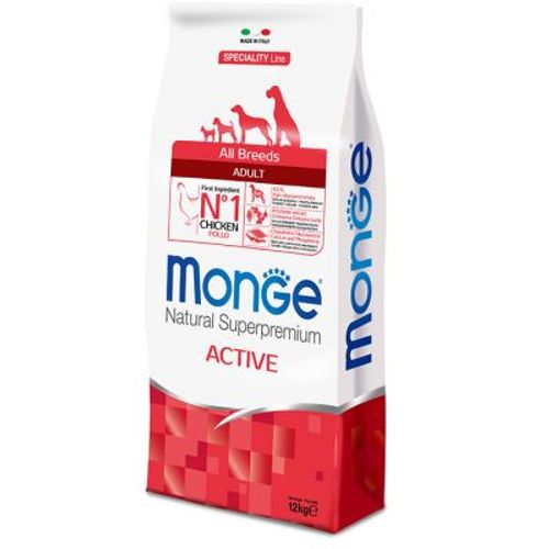 Monge Adult Active Piletina, hrana za odrasle pse 12 kg slika 1