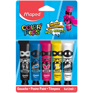 Maped Tempere 5x12 ml blister GOUACHE 
