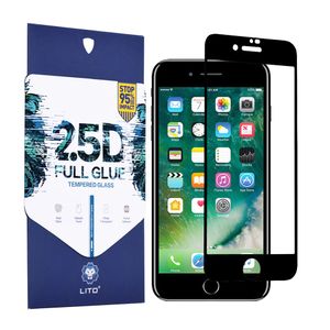 Lito - 2.5D FullGlue Glass zaštitno staklo za iPhone 7 Plus / 8 Plus - crno