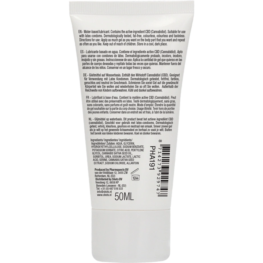 Pharmquests by Shots Natural CBD - lubrikant na bazi vode - 2 oz / 50 ml slika 9
