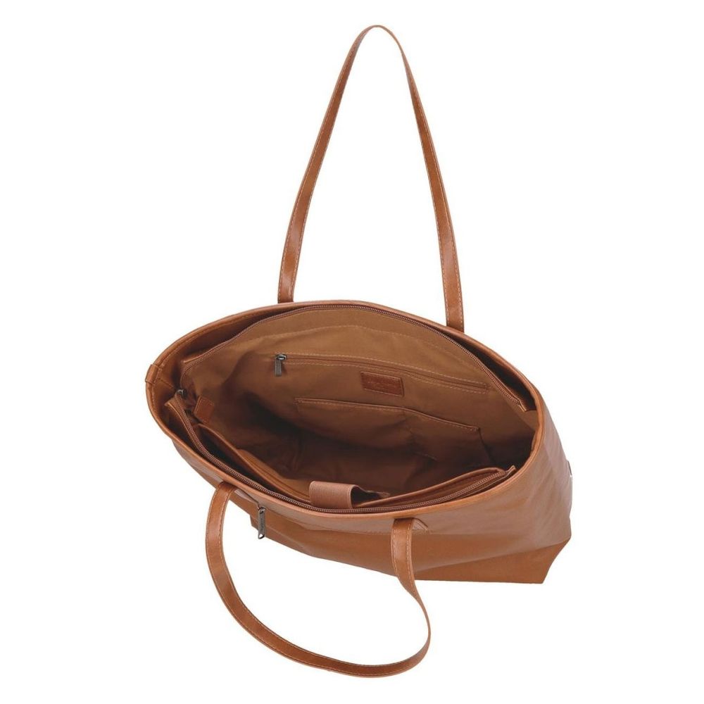 Pepe Jeans torba na rame 34 cm ženska, biker 7157542, braon slika 3
