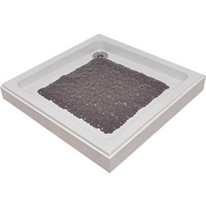 TENDANCE Podloga za kadu Bubbles 50x50cm Braon