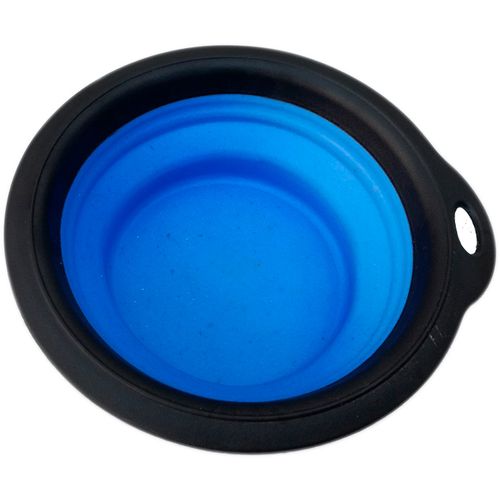 Freedog Putna zdjelica, silikonska, crvena ili plava,  350 ml slika 1