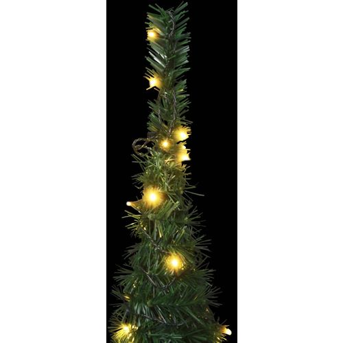 Prigodno umjetno božićno drvce s LED svjetlima zeleno 210 cm slika 3