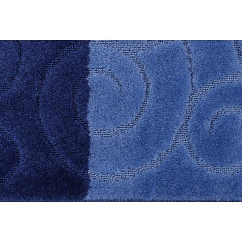 Colourful Cotton Kupaonski tepisi u setu (2 komada), Sile BQ Oyuklu - Dark Blue slika 4