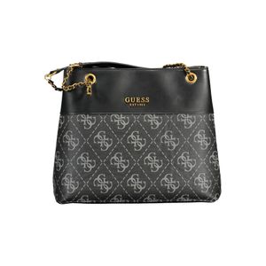 GUESS JEANS BLACK WOMEN'S BAG