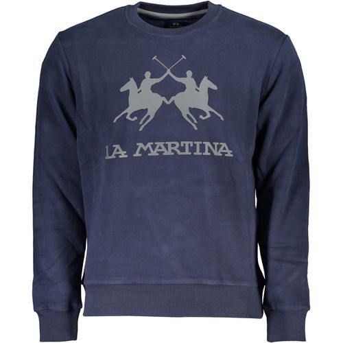 LA MARTINA MEN'S BLUE ZIPLESS SWEATSHIRT slika 1