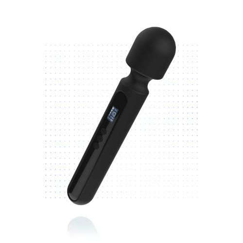 Digitalni Super Wand vibrator BLACQ, crni slika 9