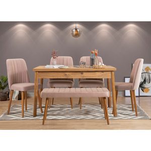 Costa Atlantic Stone Set Stola i Stolica (6 Komada)