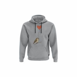 XGB3 Duks sa kapuljačom i džepom Birds Fall in Love Tee