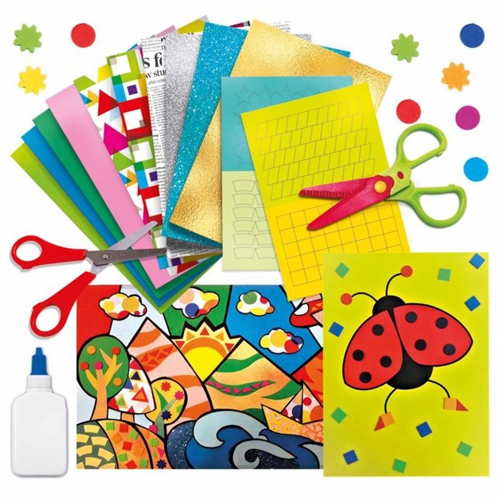 HEADU Kreativni set Montessori Collage Creations slika 2